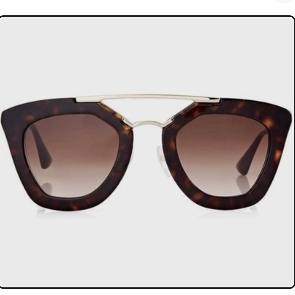 Prada Cinema SPR 53S 1AB-0A7 Sunglasses Tortoise Gradient Grey